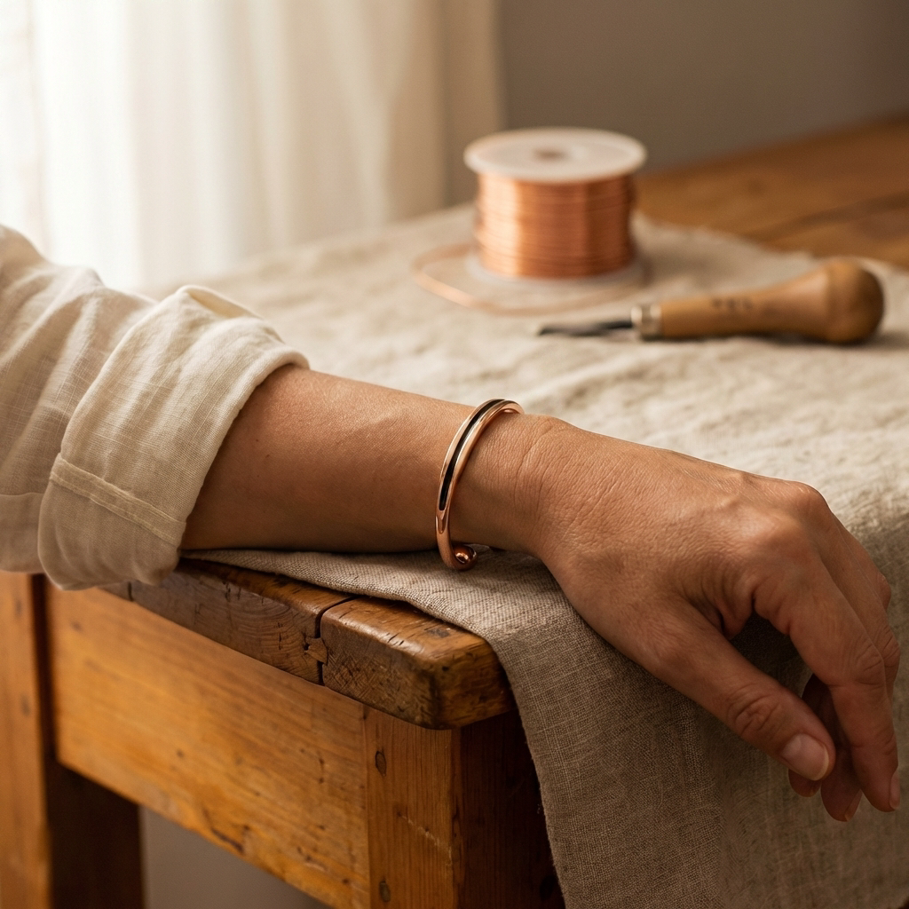 Bracelet en cuivre Vein de Chloé – vue 2