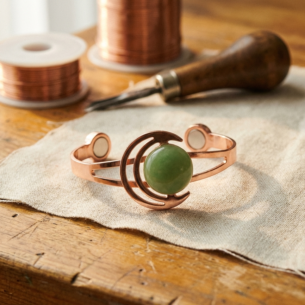 Bracelet en cuivre Sphere Vert de Chloé