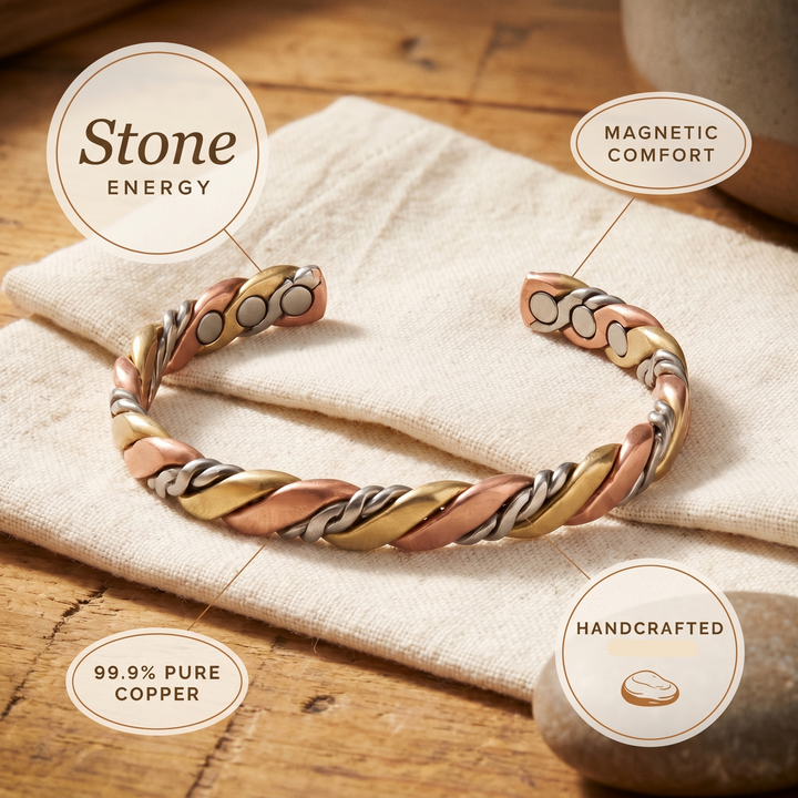 Bracelet en cuivre Stone de Chloé – vue 5