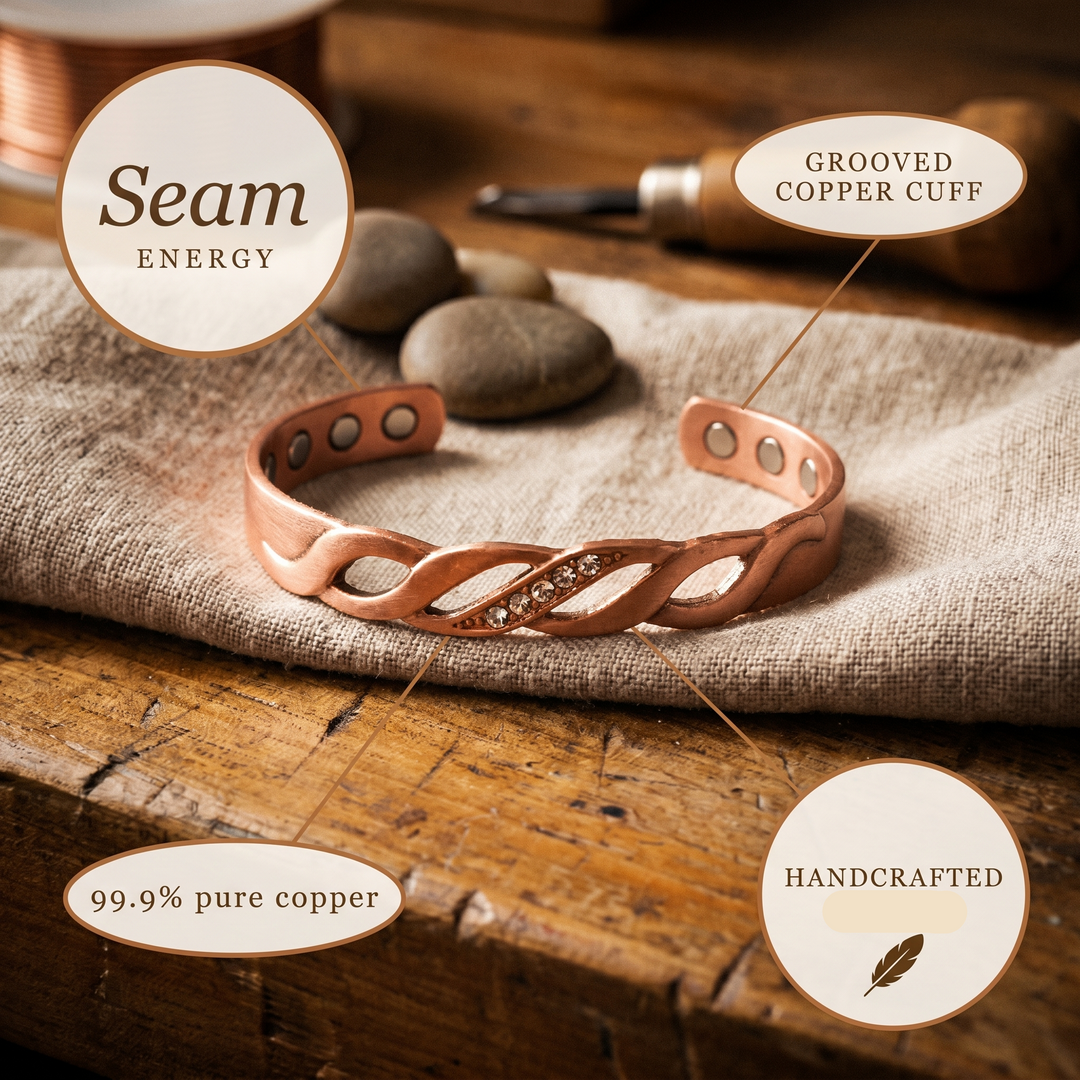 Bracelet en cuivre Seam de Chloé – vue 5