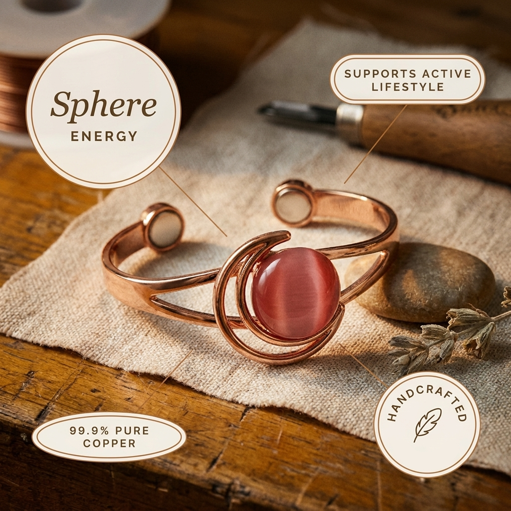 Bracelet en cuivre Sphere Rose de Chloé – vue 5