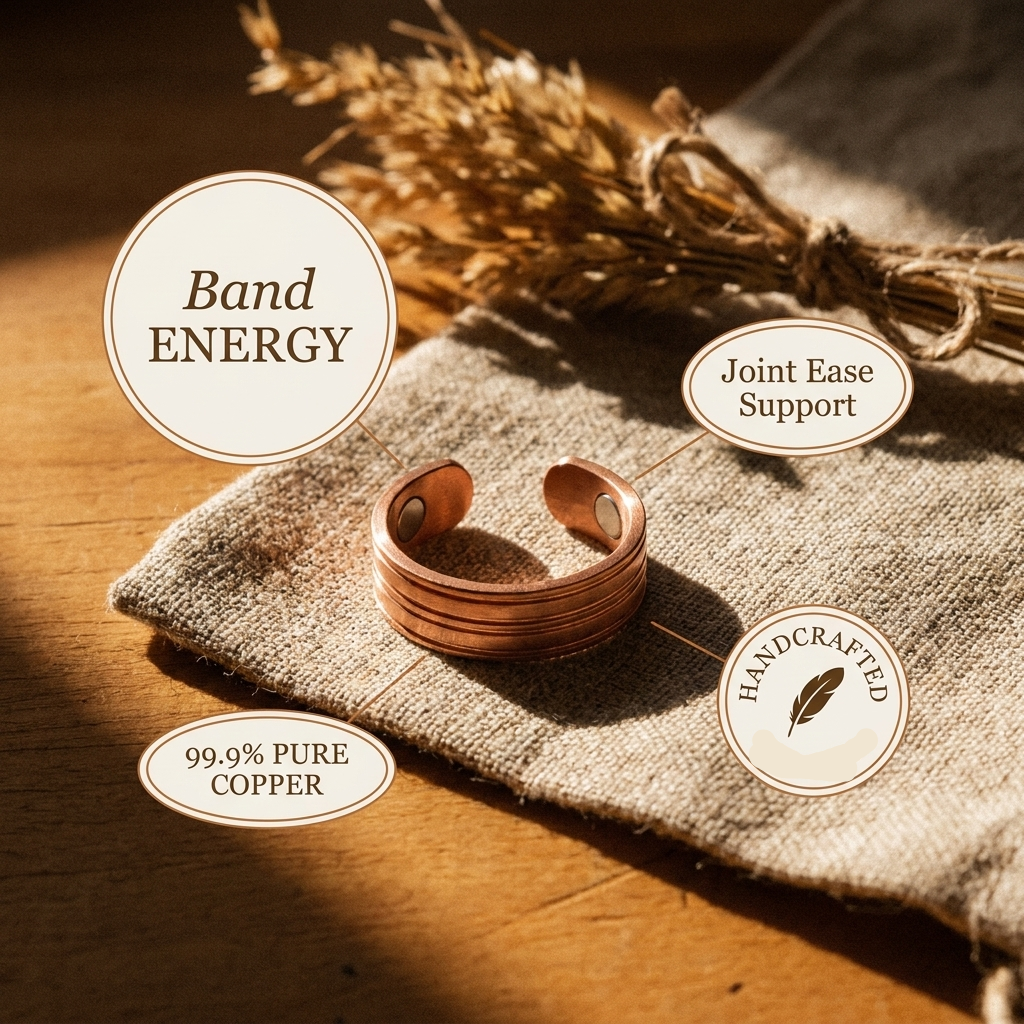 Bague en cuivre Band de Chloé – vue 5