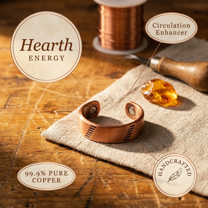 Bague en cuivre Hearth de Chloé – vue 5