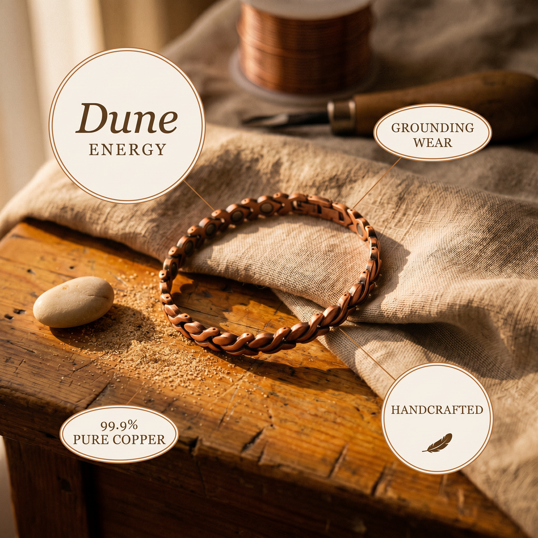 Bracelet de cheville en cuivre Dune de Chloé – vue 5