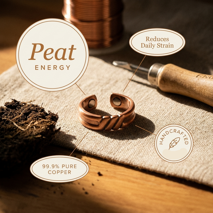 Bague en cuivre Peat de Chloé – vue 5