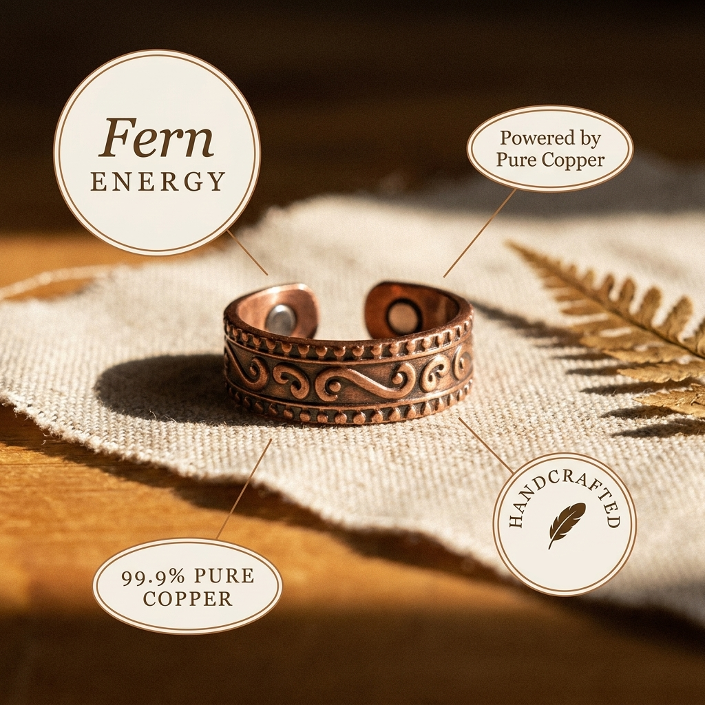 Bague en cuivre Fern de Chloé – vue 5