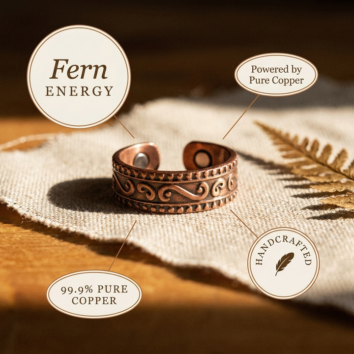 Bague en cuivre Fern de Chloé – vue 5
