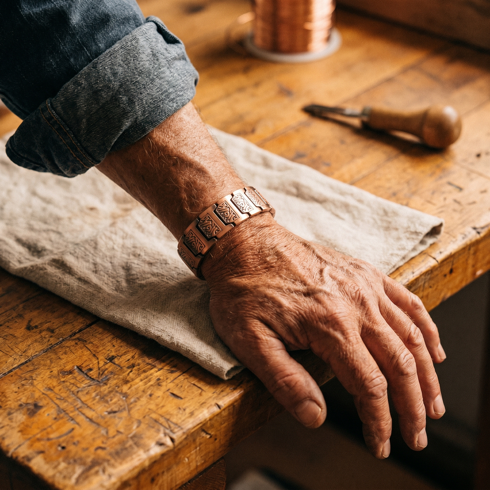 Bracelet en cuivre Glen pour homme de Chloé – vue 2