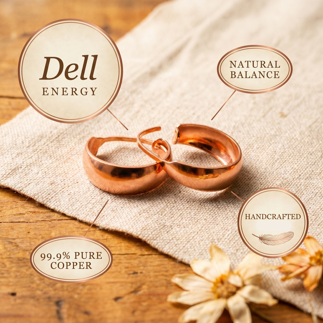 Boucles d'oreilles en cuivre Dell de Chloé – vue 5