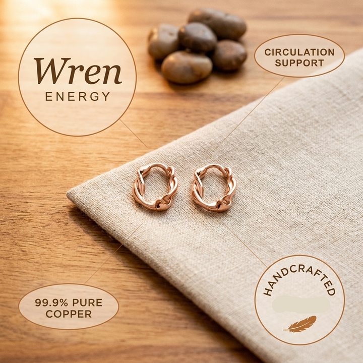 Créoles en cuivre Wren de Chloé – vue 4