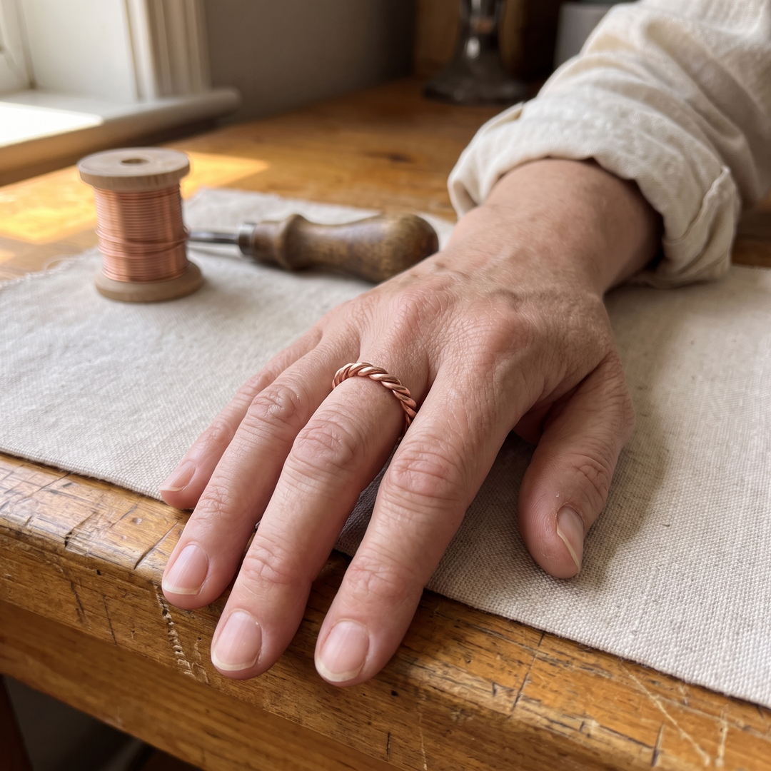 Bague en cuivre Tensor de Chloé – vue 2