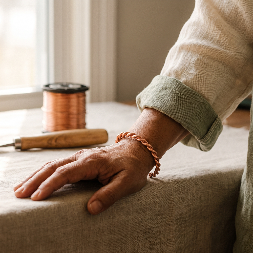 Bracelet en cuivre Tensor de Chloé – vue 2