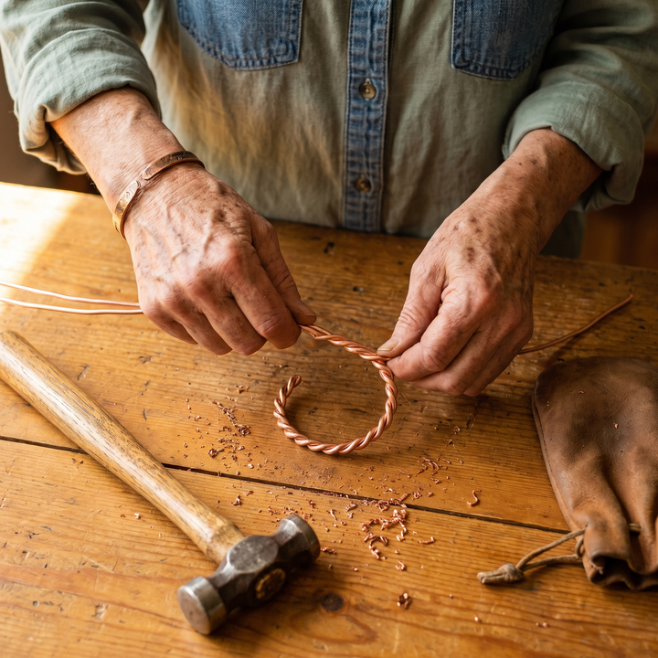 Bracelet en cuivre Tensor de Chloé – vue 3