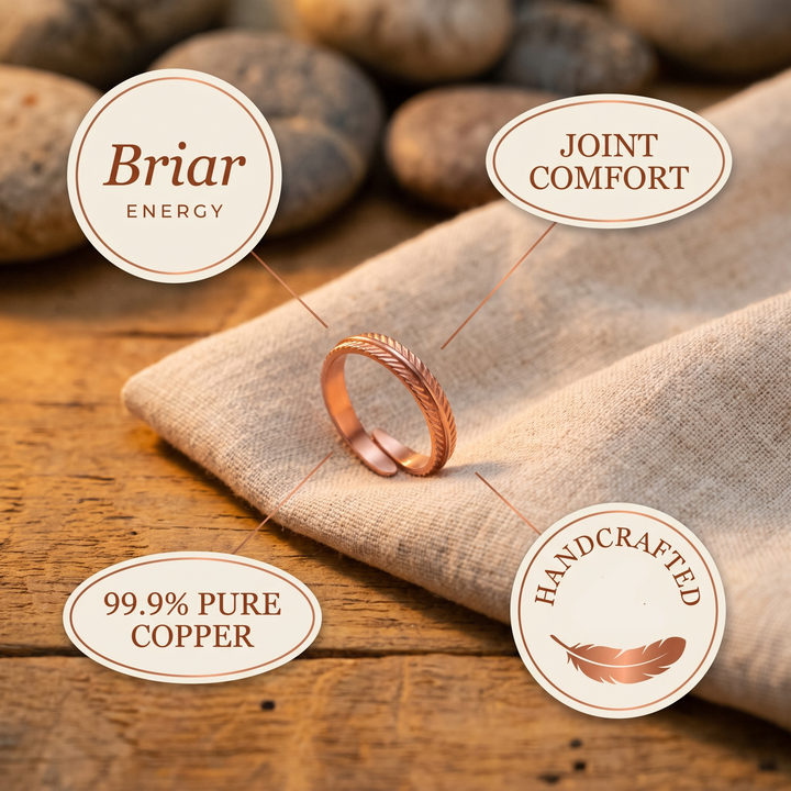 Bague en cuivre Root de Chloé – vue 5