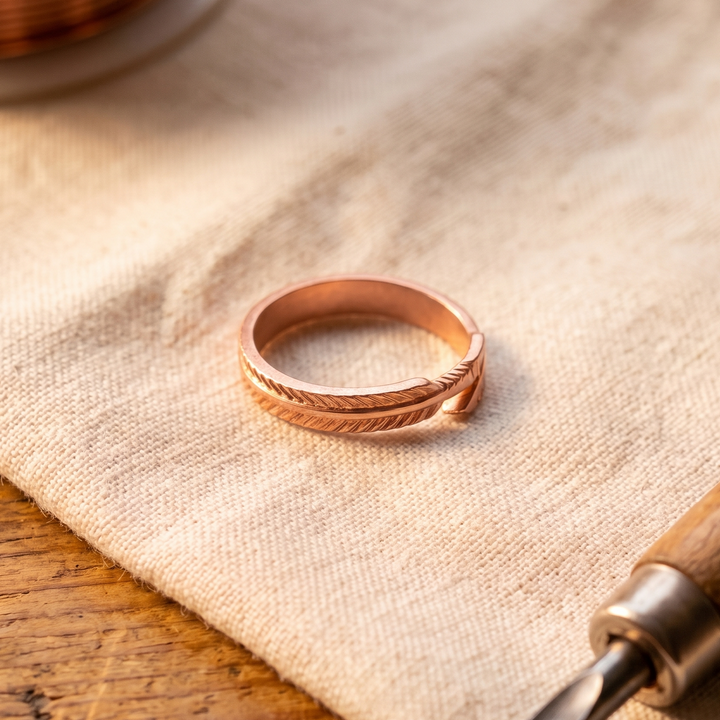 Bague en cuivre Root de Chloé
