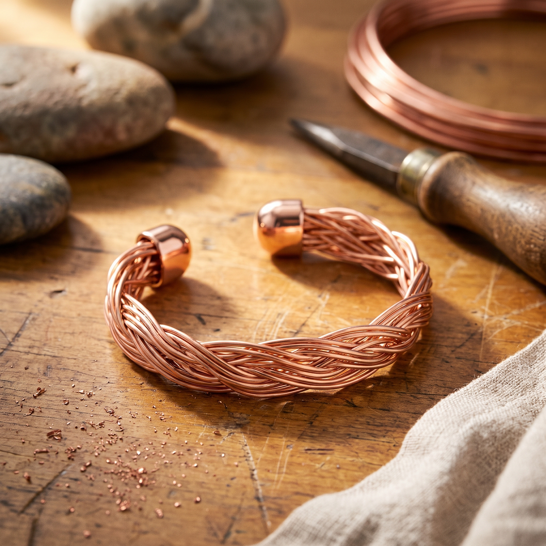 Bracelet manchette en cuivre Elm de Chloé