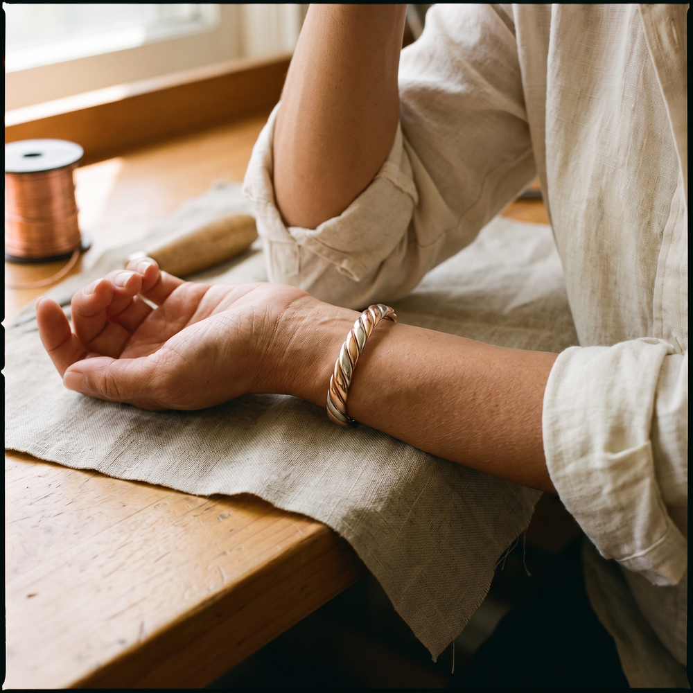 Bracelet en cuivre Bog de Chloé – vue 2