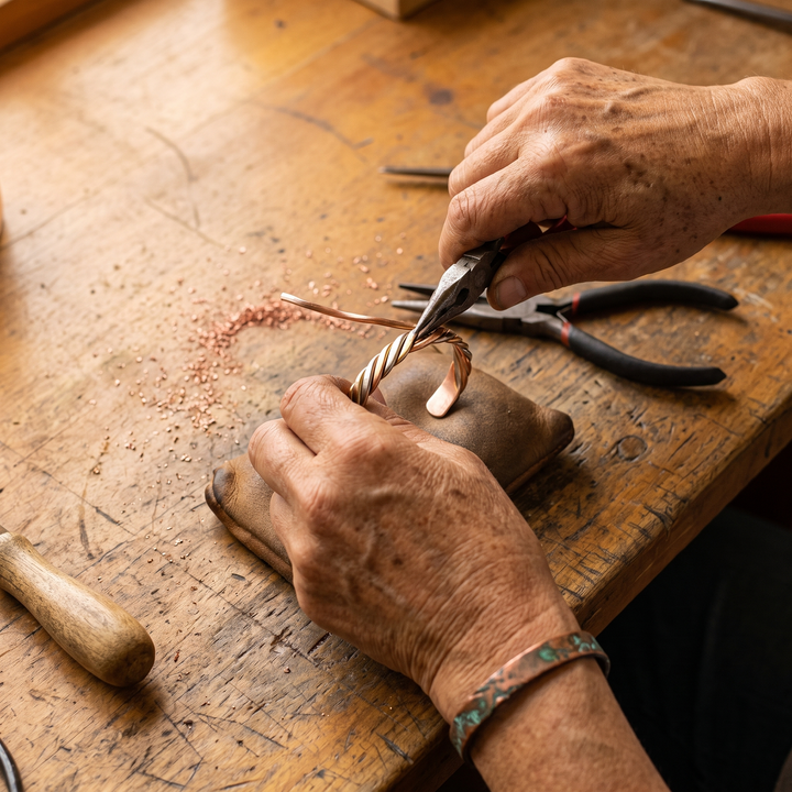Bracelet en cuivre Bog de Chloé – vue 3