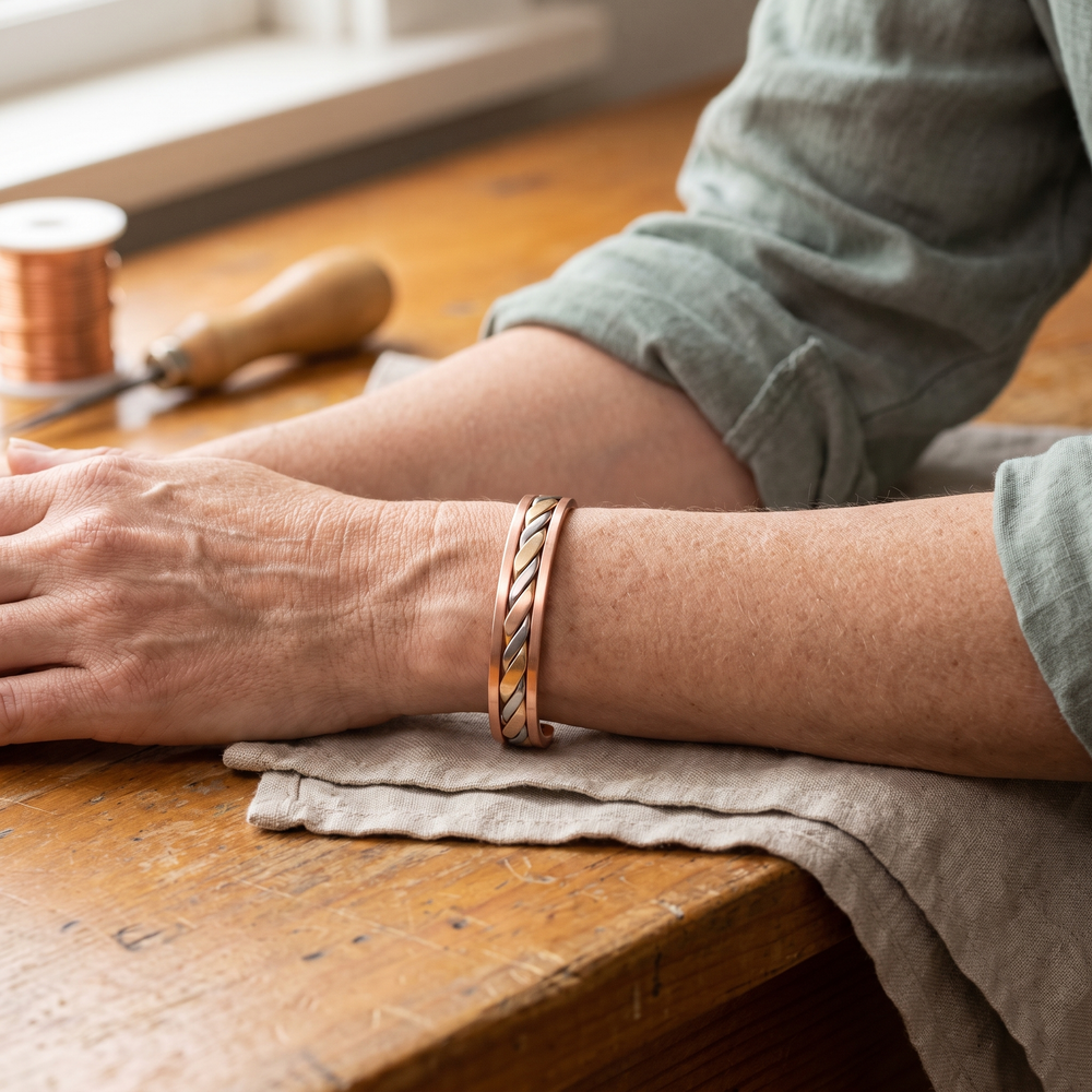 Bracelet en cuivre Bud de Chloé – vue 2