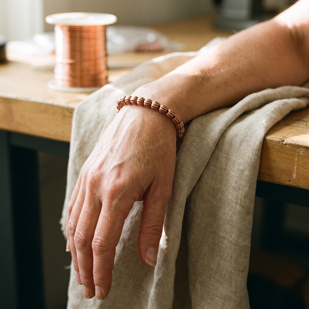 Bracelet en cuivre Bark de Chloé – vue 2